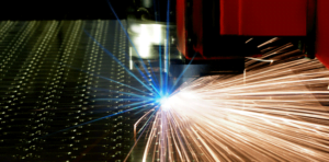 Materials manufacturing machinery and sparks